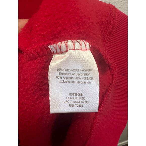 Russell Premium  Fleece Zip up Hoodie Size 3XL Red - Picture 3 of 6